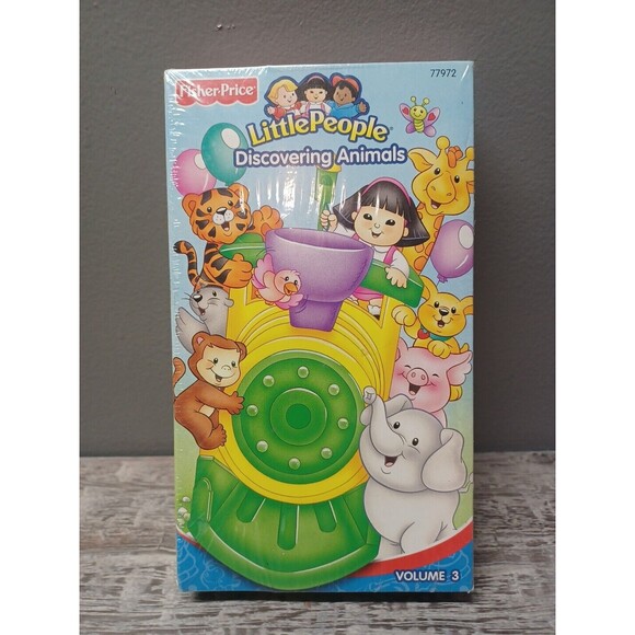 NEW SEALED VHS - Little People, Discovering Animals, Volume 3 Fisher Price 2001 - Picture 1 of 3